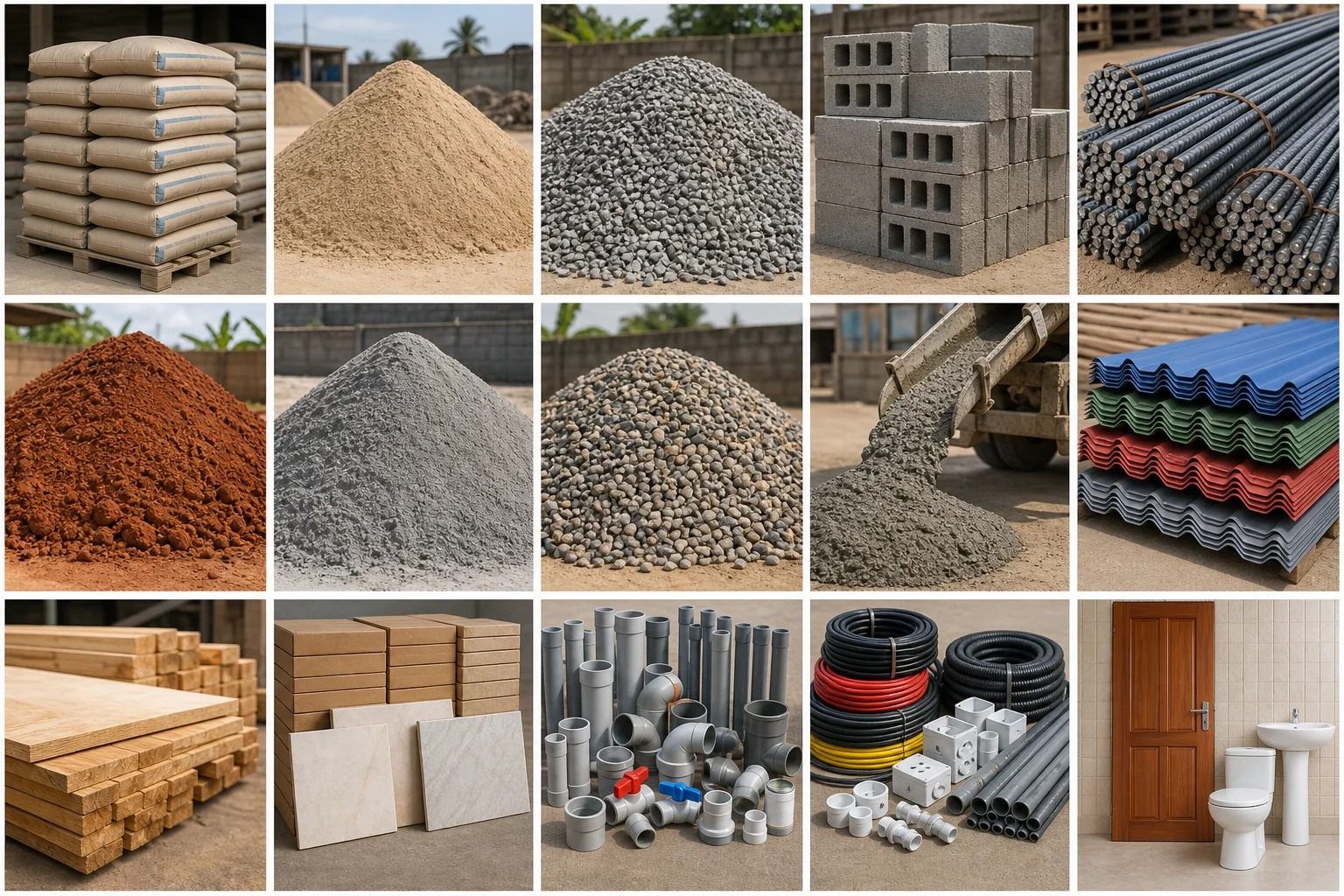 Cement construction material